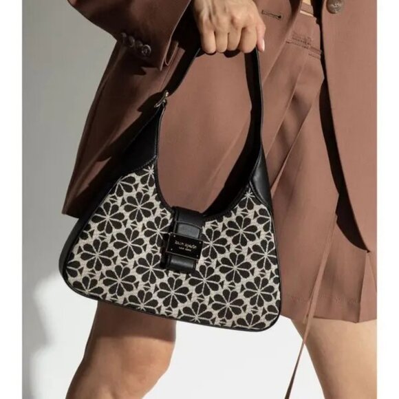 kate spade Handbags - KATE SPADE Flower Jacquard Shoulder Bag